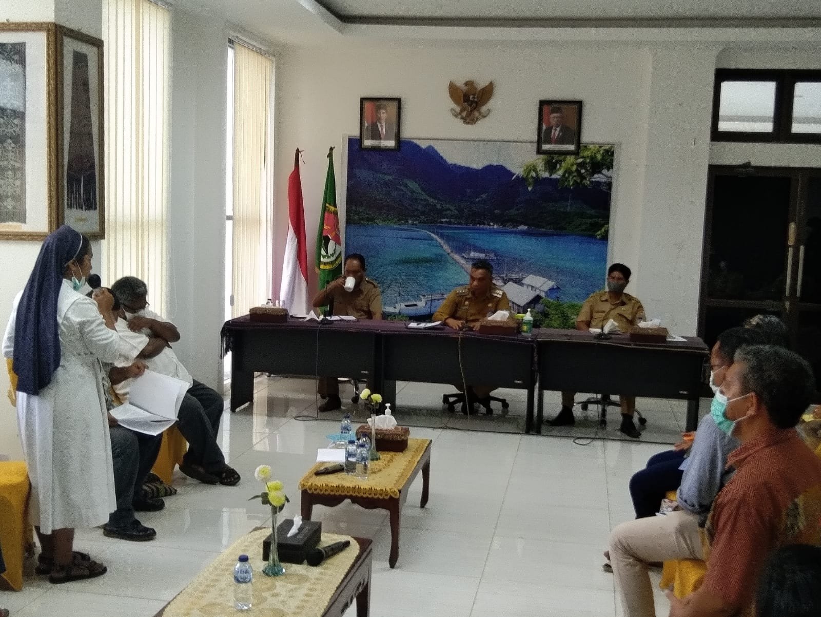 Lanjutkan Perjuangan Suster Esto Hentikan Perdagangan Orang di Flores, Puluhan Suster dan Pastor Temui Bupati dan Wabup Sikka