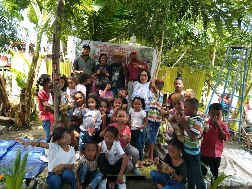 Pondok Baca Kampung Kabor Siapkan Bonus Uang Sekolah untuk Pemenang Lomba Maknai Natal 2021
