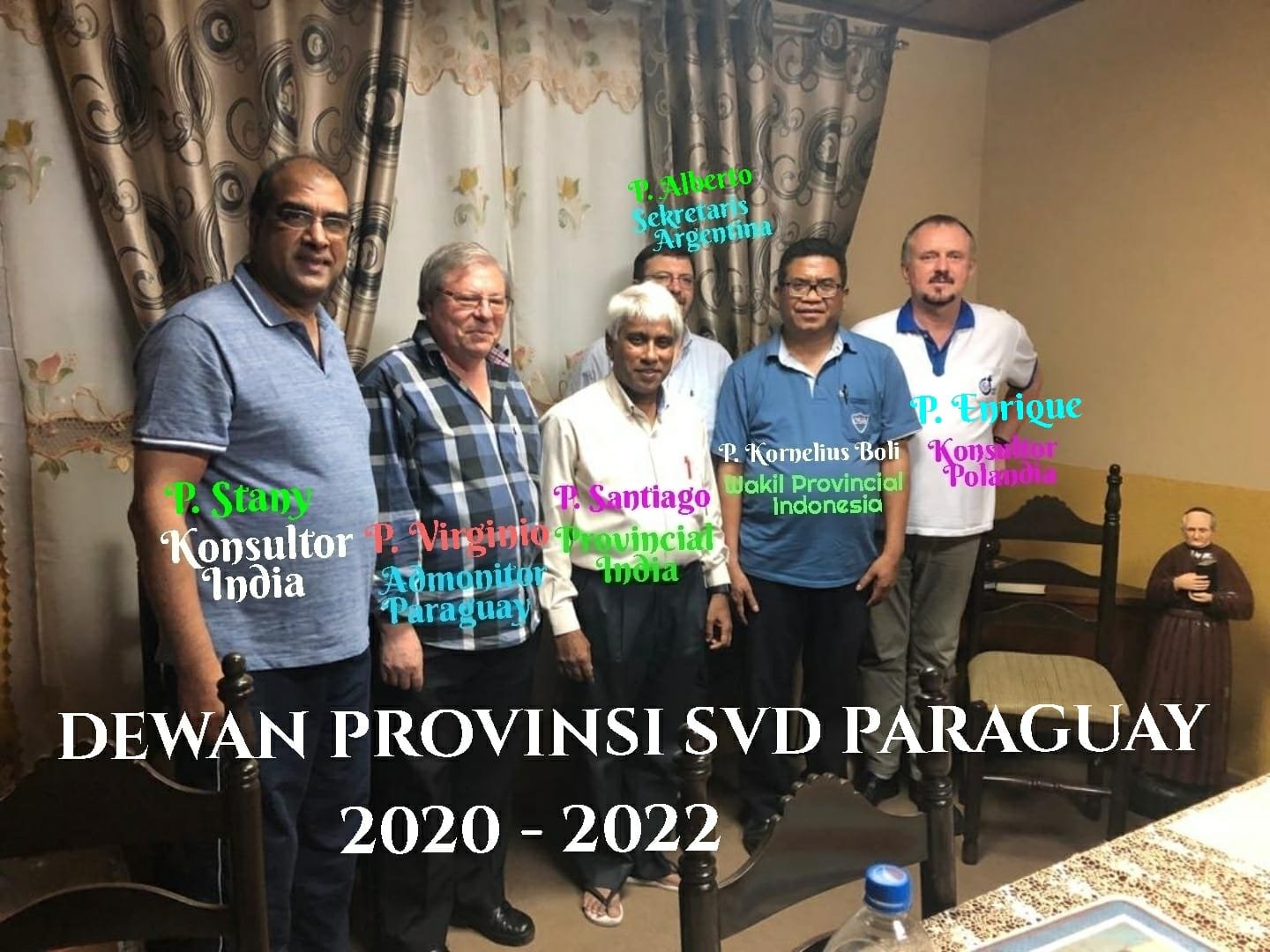 Ketika Misionaris SVD Putra Kalikasa Lembata Dipercaya Menjadi Wakil Provinsial SVD Paraguay dan Direktur Colegio San Blas Itapua