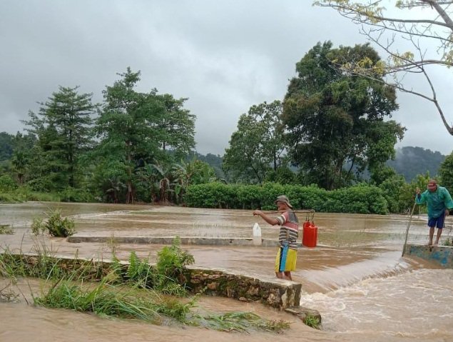 Banjir Rendam 57,5 Hektare Tanaman Padi di Manggarai Barat