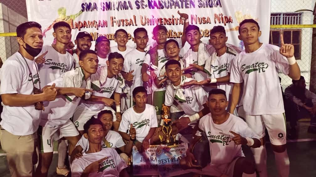 SMAK Frateran Maumere Raih Juara I Turnamen Futsal Nusa Nipa dan Satu Duta Smater Wakili Sikka di Tingkat Provinsi