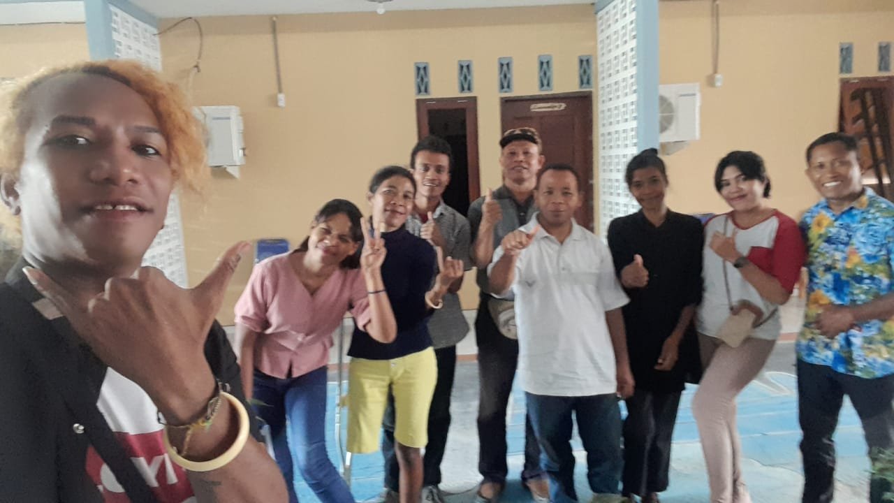 Jurnalis Warga Pena Inklusi di Sikka Doakan Kesuksesan Pelaksanaan Pemilu Serentak 2024