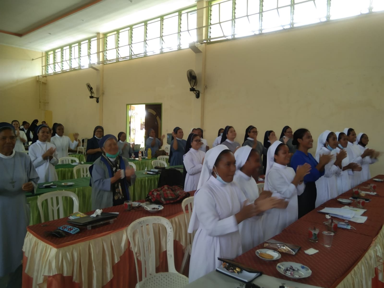 Suster dan Pastor Lintas KongregasiUtusan 3 Keuskupan di Flores Dukung TRUK Maumere Hentikan Perdagangan Orang