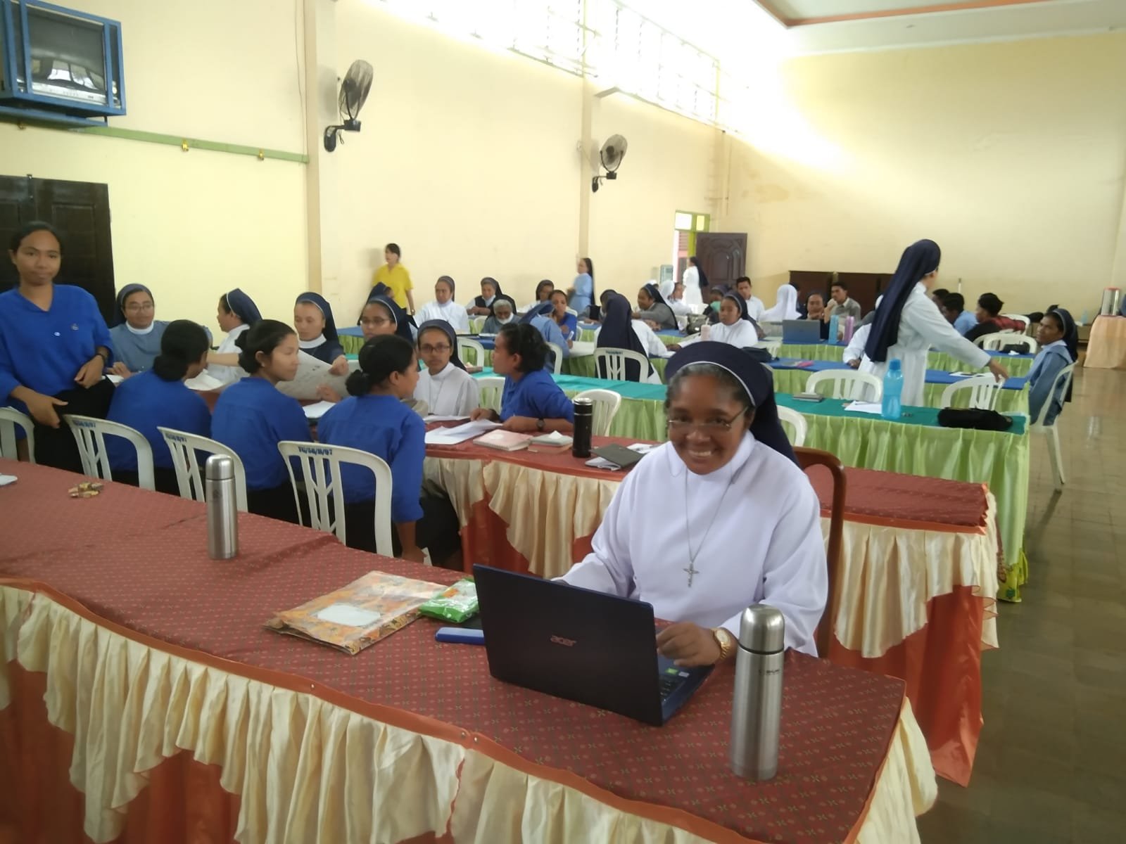 Suster dan Pastor Lintas KongregasiUtusan 3 Keuskupan di Flores Dukung TRUK Maumere Hentikan Perdagangan Orang