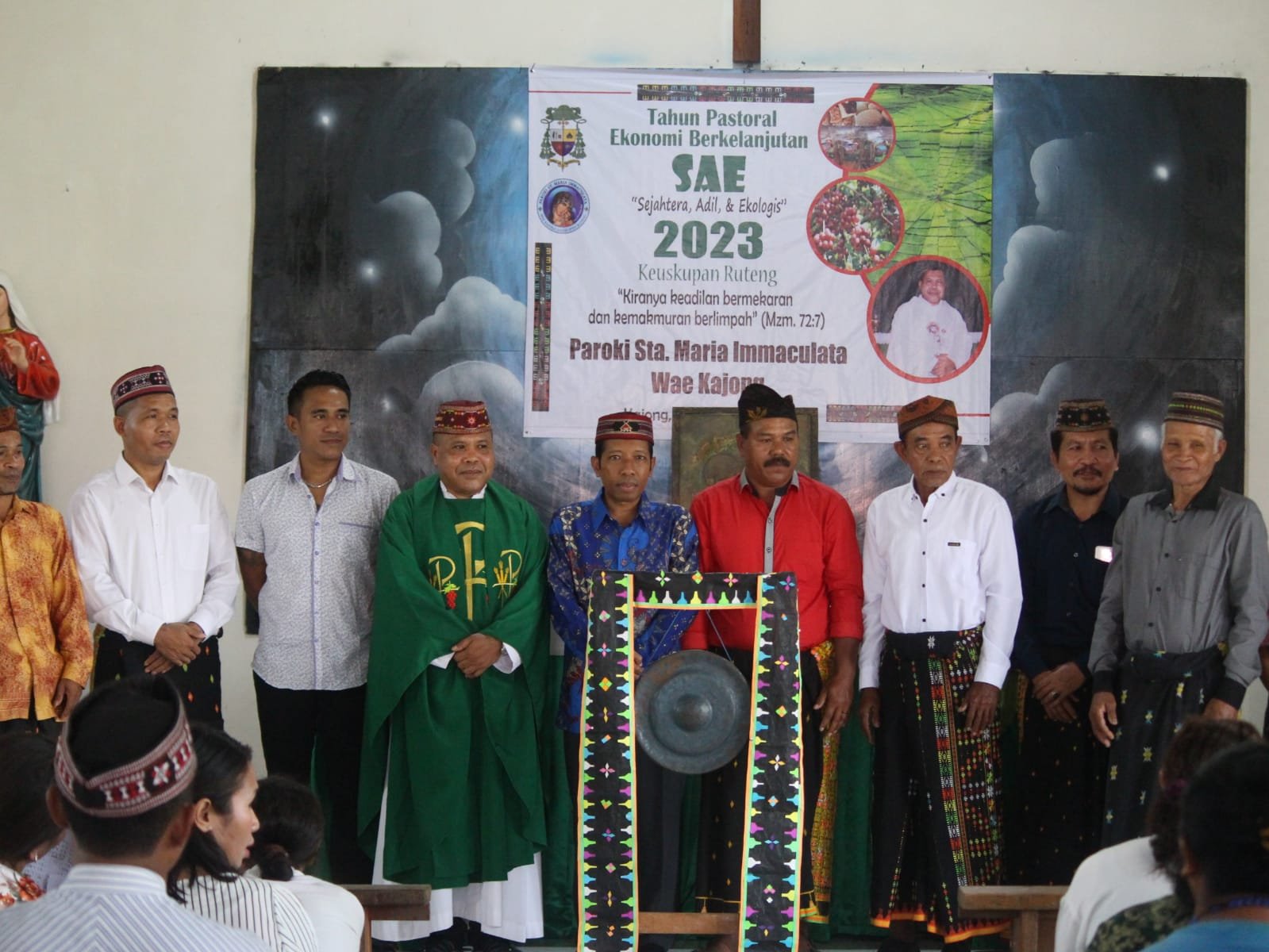 Pastor Paroki Kajong Keuskupan Ruteng Gandeng Elemen Warga Berkolaborasi Sukseskan Program Ekonomi Berkelanjutan