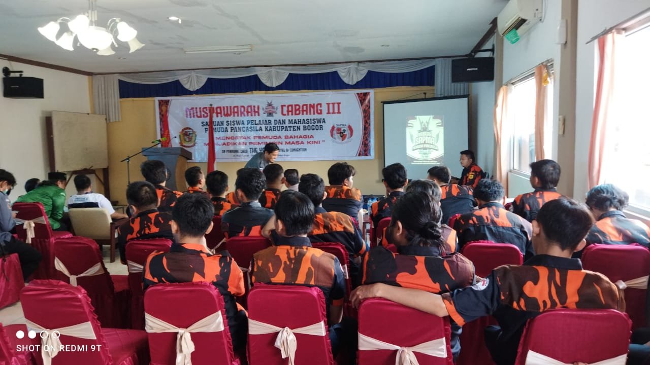 SAPMA Pemuda Pancasila Kabupaten Bogor Gelar Musbang Tiga
