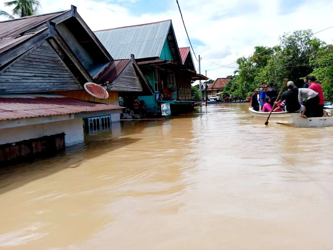 Sungai Musi Meluap, 8.227 Jiwa 2.618 Rumah terdampak Banjir