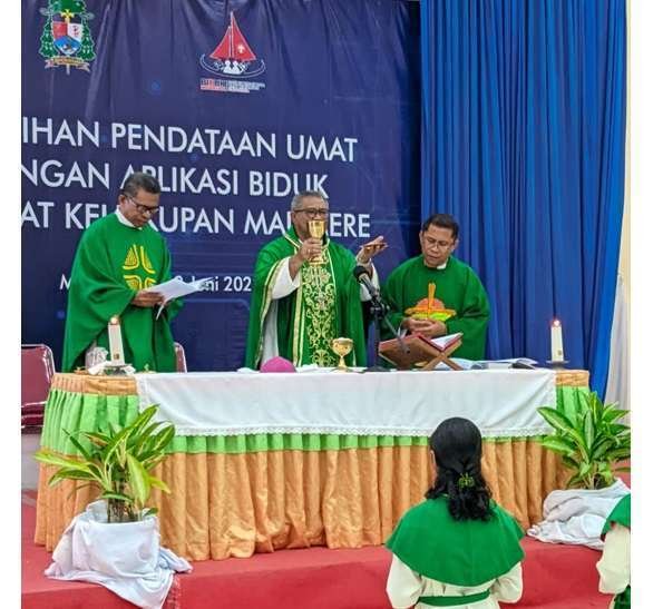Maumere, Keuskupan ke-14 Mengikuti Pelatihan Pendataan Umat dengan Aplikasi Biduk