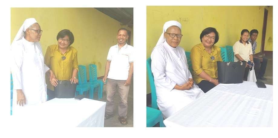 Kunjungi Kebun Panti Santa Dymphna, Bupati Sikka Janjikan Instalasi Jaringan Perpipaan PDAM Sikka