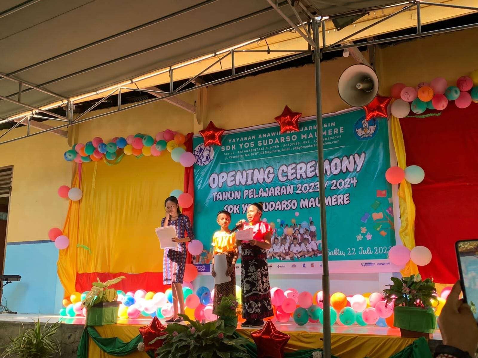 SDK Yos Sudarso Gelar Opening Ceremony Tahun Pelajaran Baru, Kadis PKO Minta Warga Bersinergi Majukan Pendidikan di Sikka