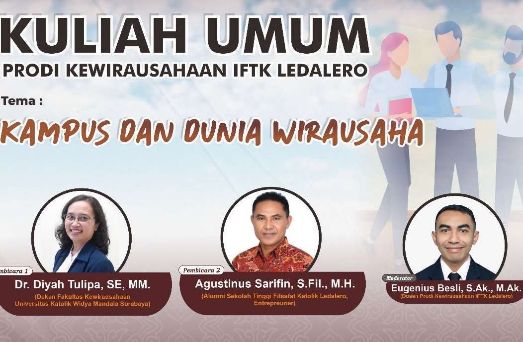 IFTK Ledalero Gelar Kuliah Umum Kampus dan Dunia Wirausaha