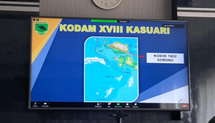 Kasdam, Kodam, Monokwari