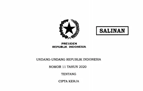 UU Cipta Kerja