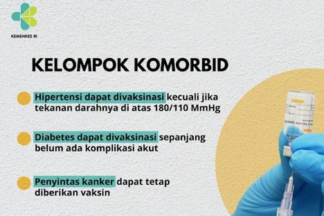 Vaksin untuk lanais dan komorbid
