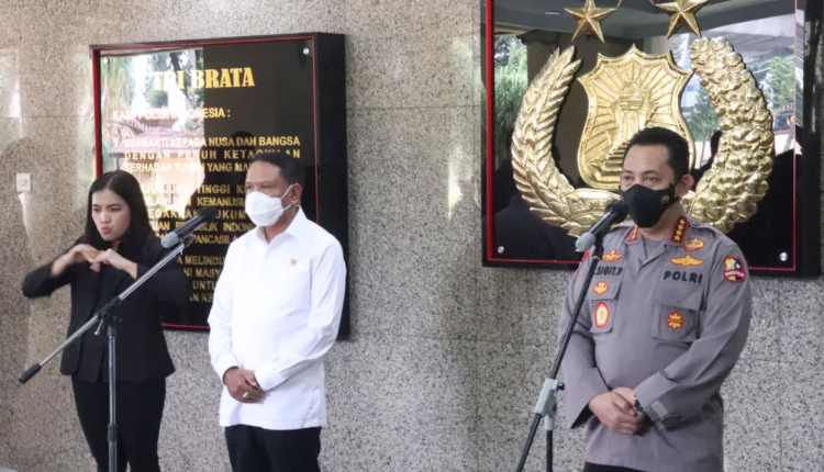 Kapolri dan Menpora