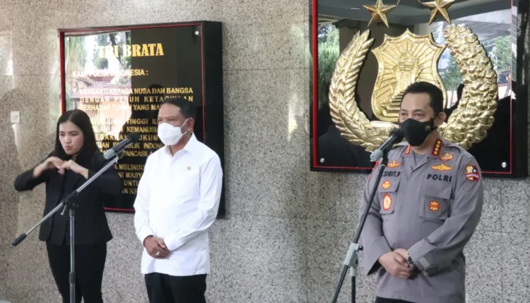 Kapolri dan Menpora