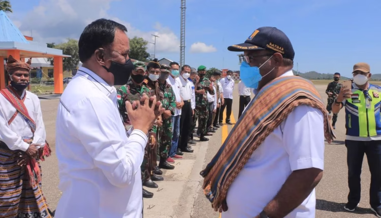 Wawen PUPR ke NTT Tinjau Jembatan Benenai dan Bendung Benanain