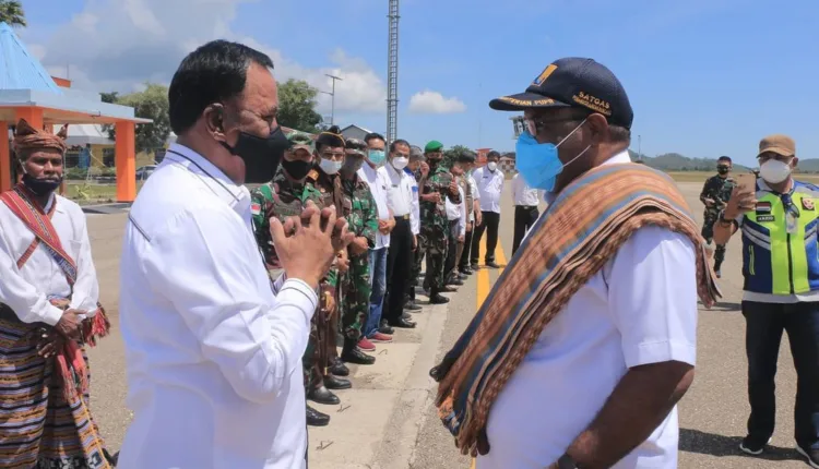 Wawen PUPR ke NTT Tinjau Jembatan Benenai dan Bendung Benanain