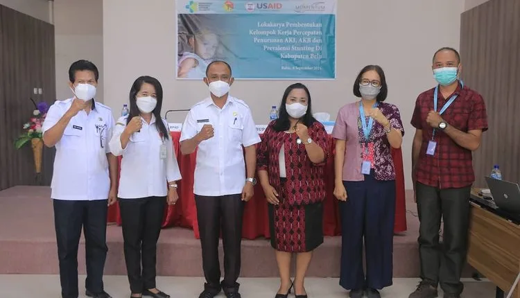 Pemkab Belu Bermitra dengan Momentum USAID untuk Tekan AKI dan AKB