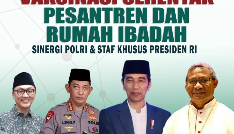 Paroki Katedral Maumere Wakili NTT di Program Vaksinasi Merdeka, Direktur Puspas Apresiasi Stafsus Presiden dan Polri