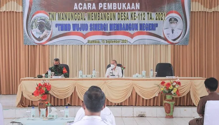 Buka TMMD ke-112, Pj. Sekda Belu: Ini Sumbangsih Nyata TNI Kepada Masyarakat Belu