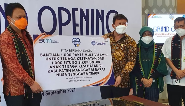 Wabup Mabar Resmikan Klinik Kimia Farma di Bandar Udara Komodo Labuan Bajo