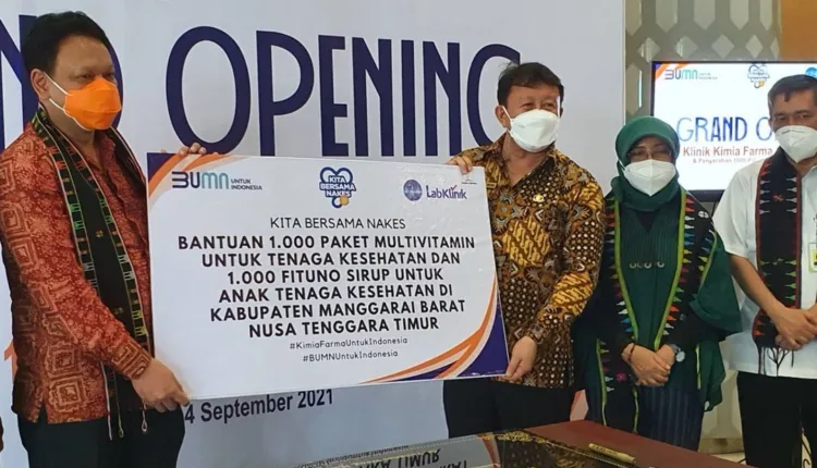Wabup Mabar Resmikan Klinik Kimia Farma di Bandar Udara Komodo Labuan Bajo