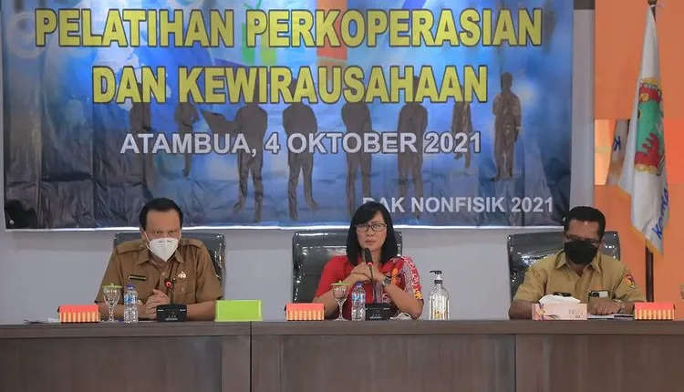 Dinkop UKM Gelar Pelatihan Tingkatkan SDM Pengelola Koperasi dan Pelaku UKM, Bupati Belu: Saya Harap Belu jadi Contoh
