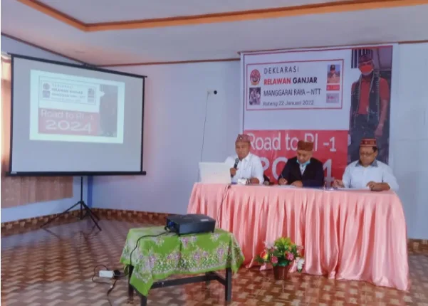 Relawan Manggarai Raya-NTT Deklarasi Dukung Ganjar, Ini 5 Alasannya.