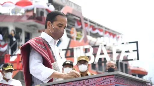 Resmikan Tujuh Pelabuhan Penyebrangan dan Empat KMP di Kawasan Danau Toba, Jokowi: Berharap Bisa Mendukung Destinasi Pariwisata Super Prioritas Danau Toba