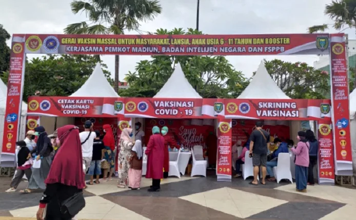 FSPPB-Pemkot Madiun Gelar Vaksinasi Massal untuk Lansia dan Anak Usia 6-11 Tahun