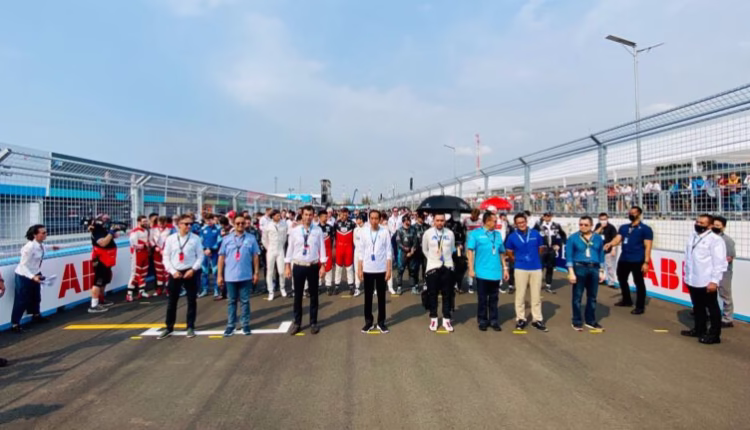 Sambangi Sirkuit Formula E Ancol, Presiden Jokowi: Formula E Ajang Tontonan Masa Depan
