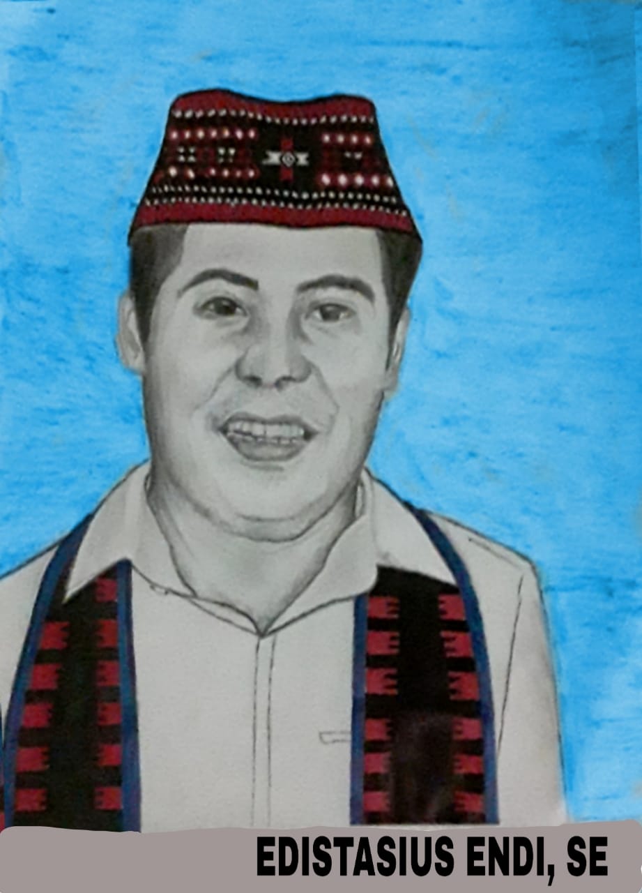 Setelah Presiden Jokowi,  Pelukis Ini Incar Bupati Edi Endi 1