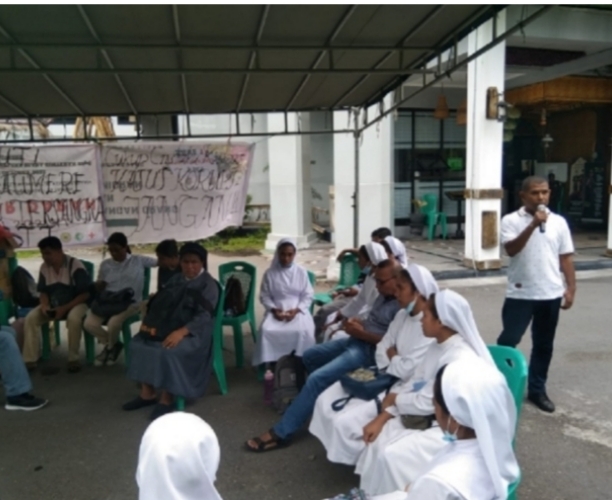 Pasca Didemo Beruntun Tim Jejaring HAM di Sikka, Jaksa Tahan Dua Tersangka Dugaan Korupsi Dana Belanja Tidak Terduga