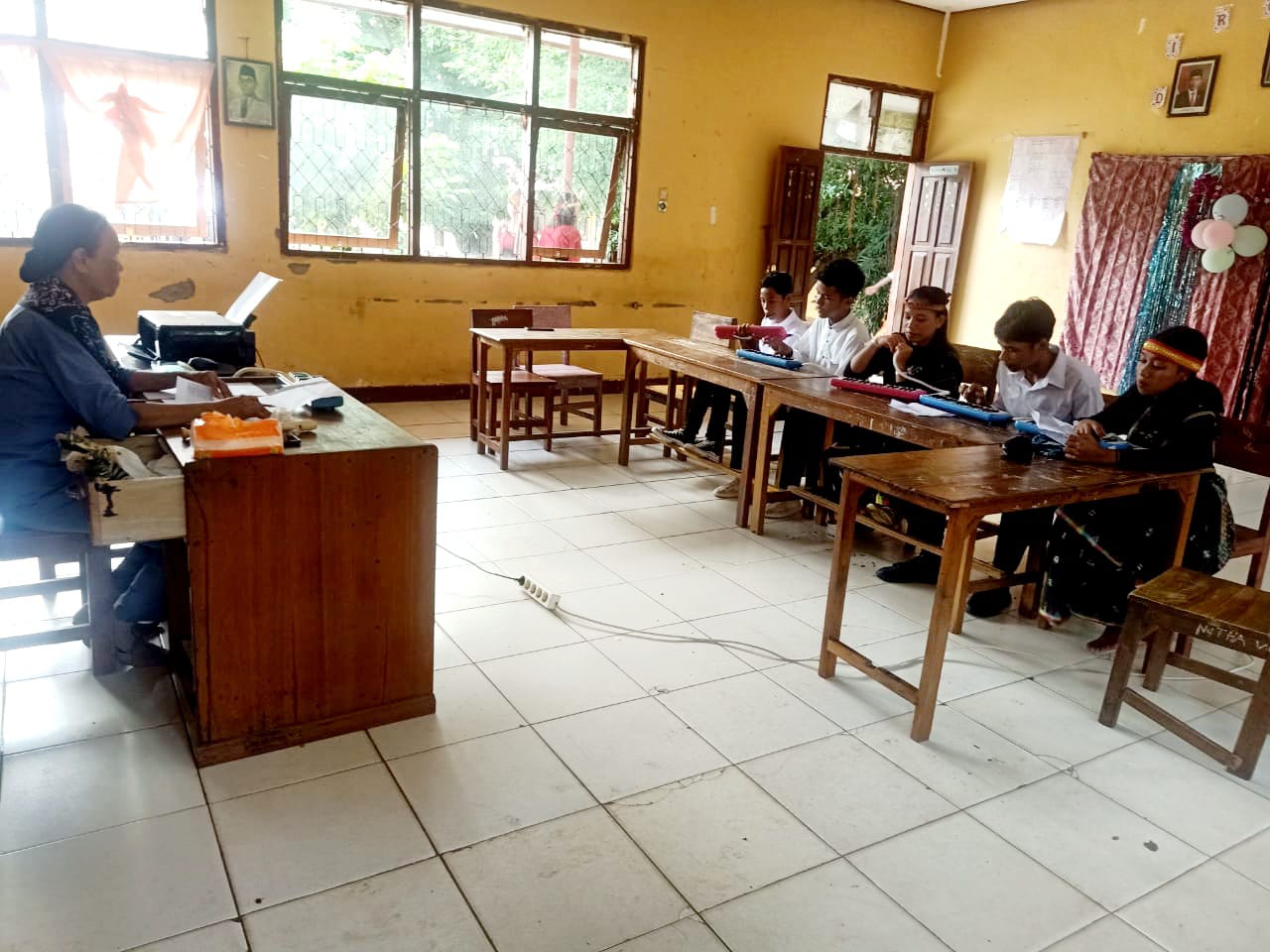 240 Siswa-Siswi SMPN 1 Komodo Ikut Ujian Praktik