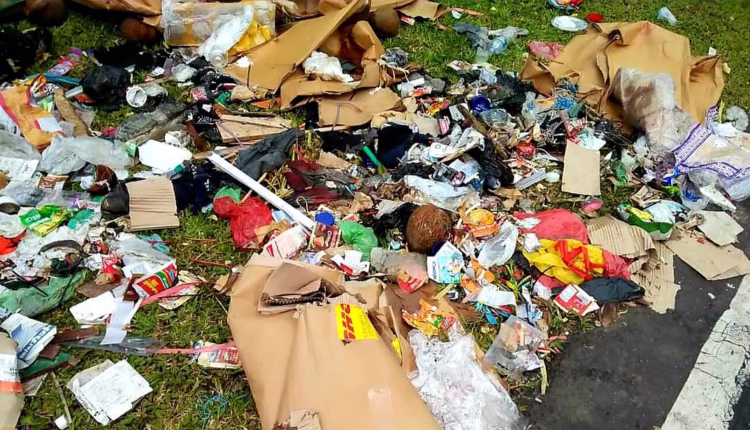 sampah jalan trans flores