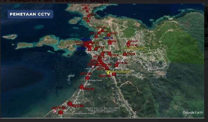 Kamera Cctv Pengenal Wajah Telah Dipasang Di Titik Pantau Jalan Raya Labuan Bajo Pojok Bebas