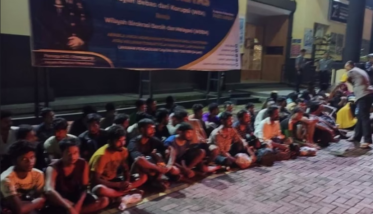 59 Warga Rohingya dan Myanmar Diamankan Polresta Pekanbaru