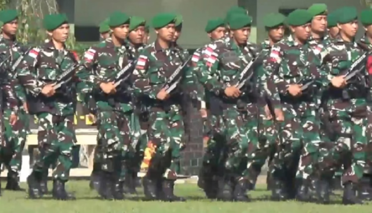 350 Prajurit TNI Dikerahkan ke Kalbar Jaga Perbatasan RI-Malaysia