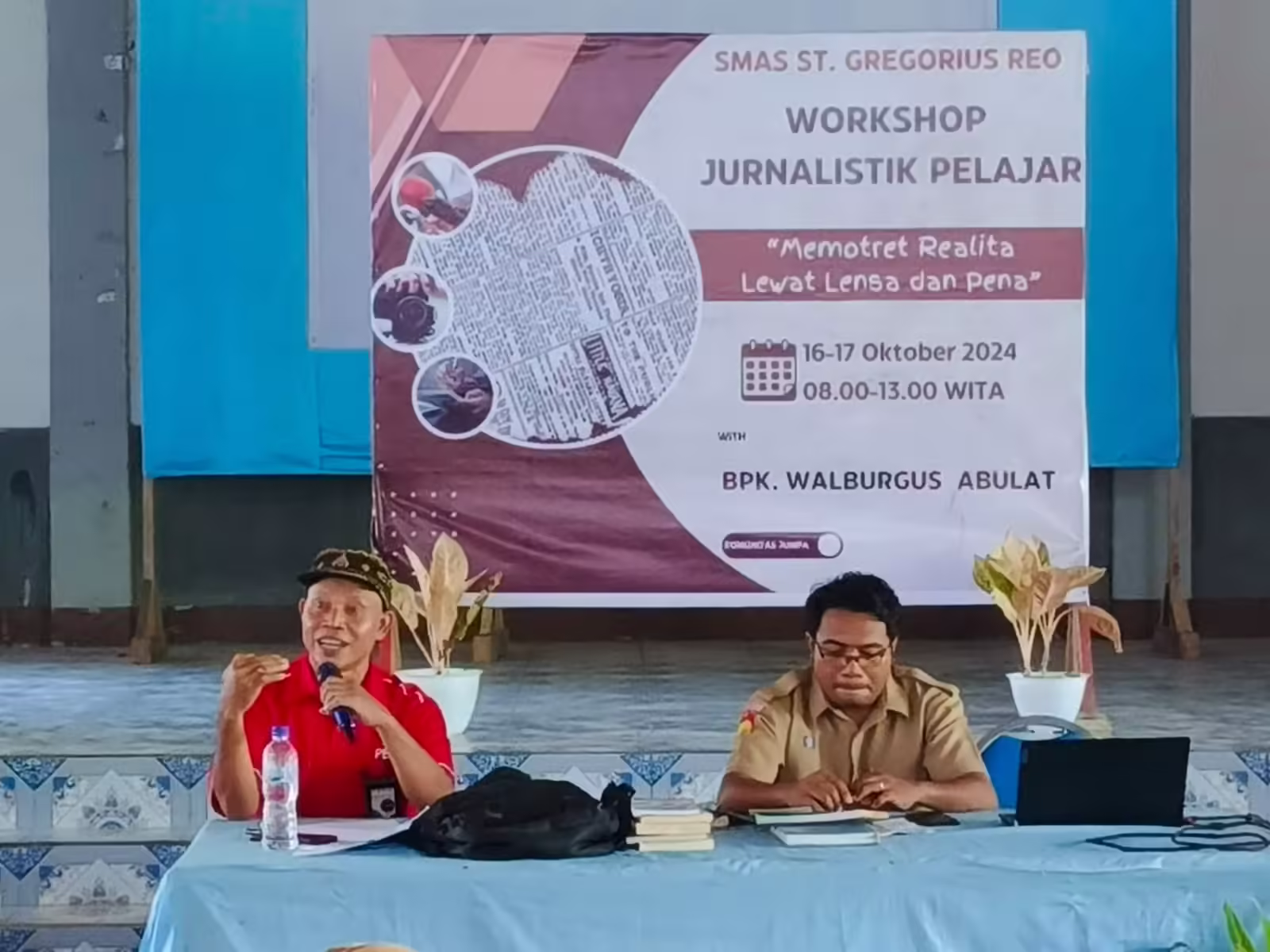 Siswa SMAS St. Gregorius Reo Antusias Presentasikan Karya Jurnalistik