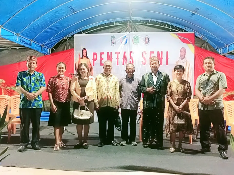 Ketika Pimpinan Umat Lintas Agama di Reok Raya Merawat Toleransi Beragama di Momen Pancawindu Imamat Vikep Reo