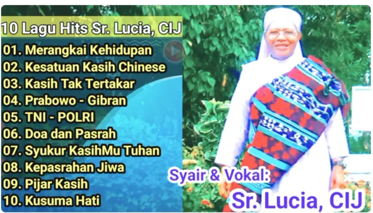 Simfoni dari Pinggiran; Menemukan Tuhan dalam Syair Dan Sunyi. Menyelami Makna Rohani dalam Album 10 Lagu Hits Sr. Lucia, CIJ