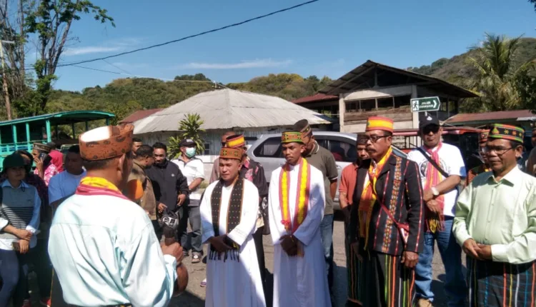 Ketika Enam Ritus Adat Manggarai Raya Warnai Momen Penerimaan Romo Sandy dan Frater Resi di Paroki Reo
