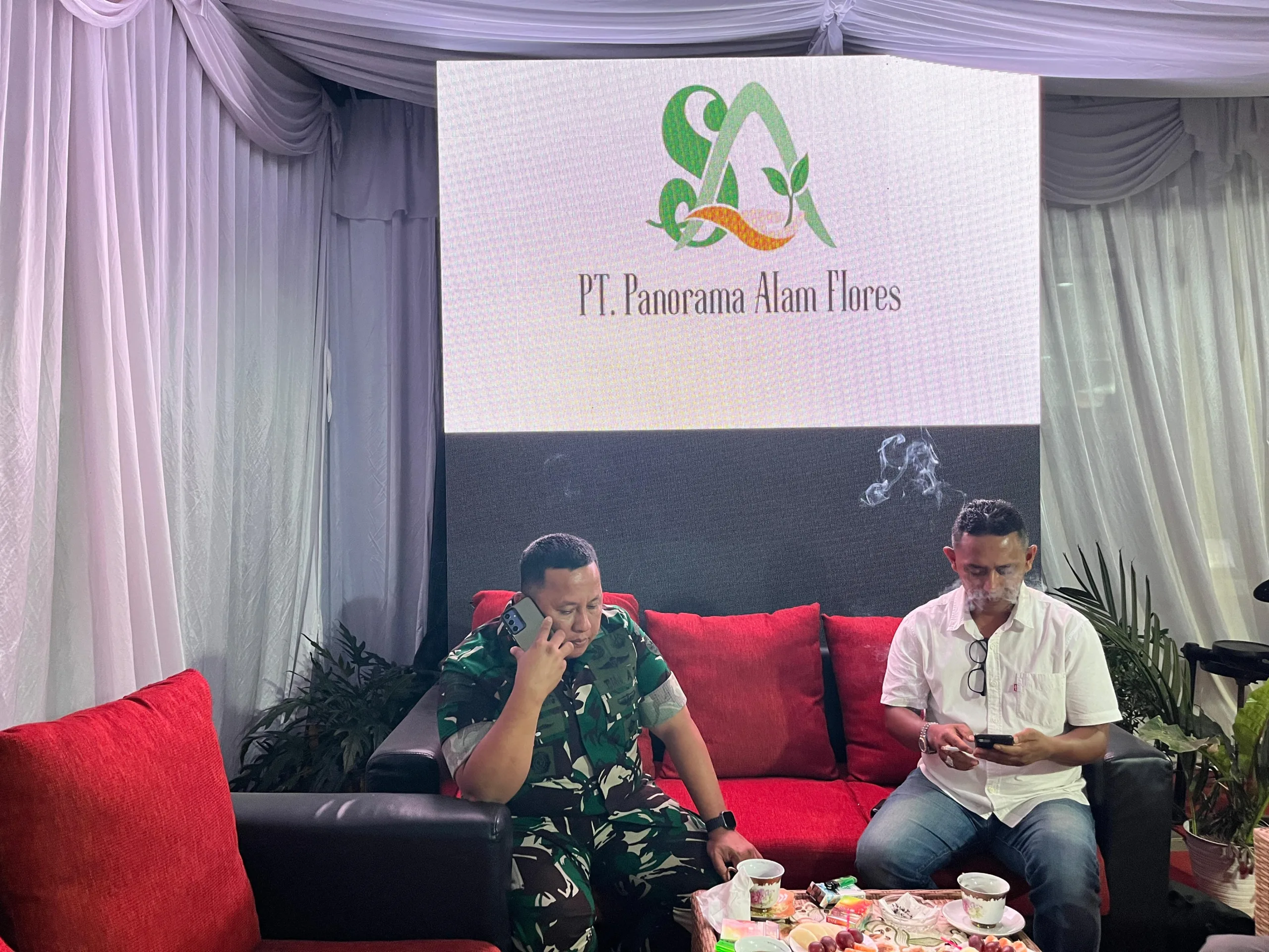Dandim 1612 Manggarai Sambut Baik Kunjungan Perdana Dirut PT Panorama Alam Flores