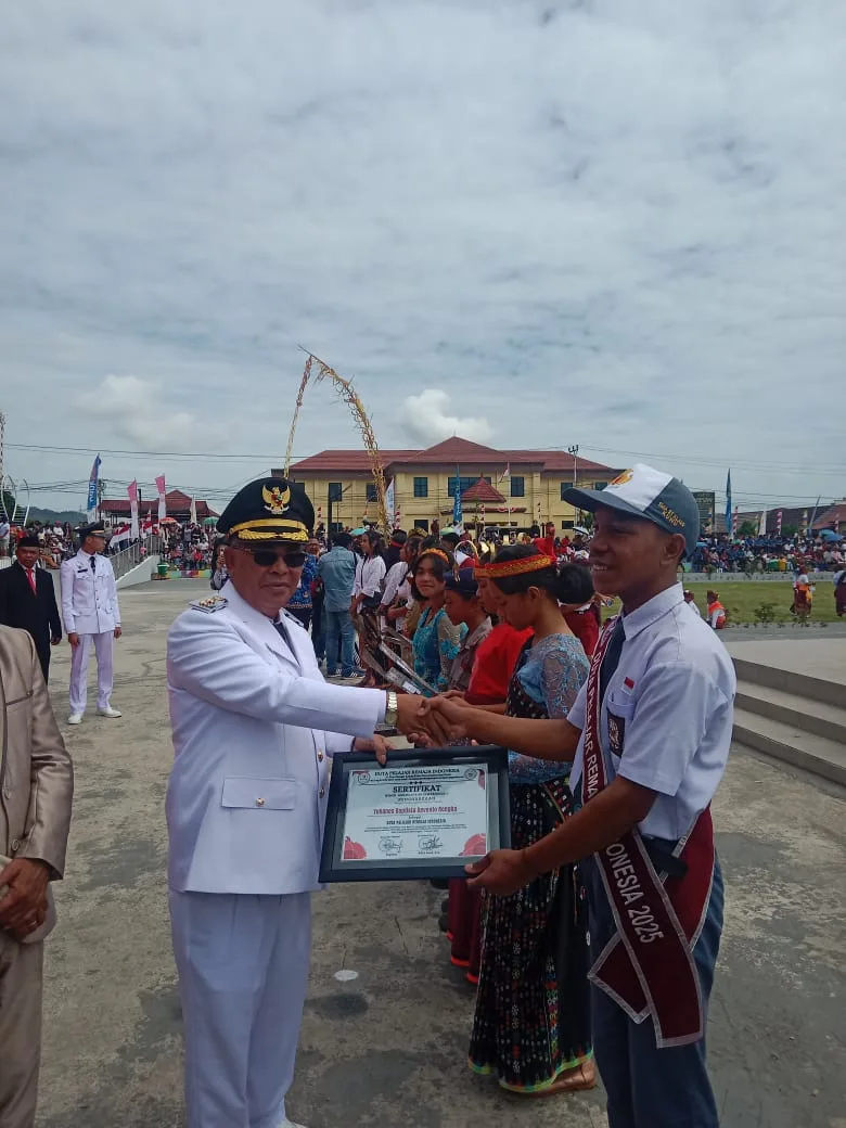 Yohanes Baptista Sevento Rengka, Pelajar Berprestasi SMAS Santu Klaus Kuwu, Dinobatkan Sebagai Duta Pelajar Remaja Indonesia 2025