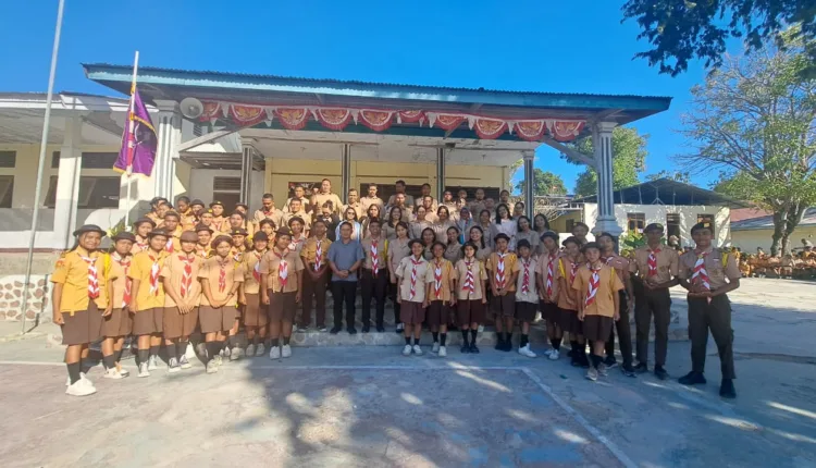 HUT Pramuka, SMAS St. Gregorius Reo Lantik 35 Anggota Penegak.