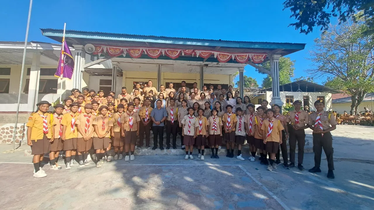 HUT Pramuka, SMAS St. Gregorius Reo Lantik 35 Anggota Penegak.