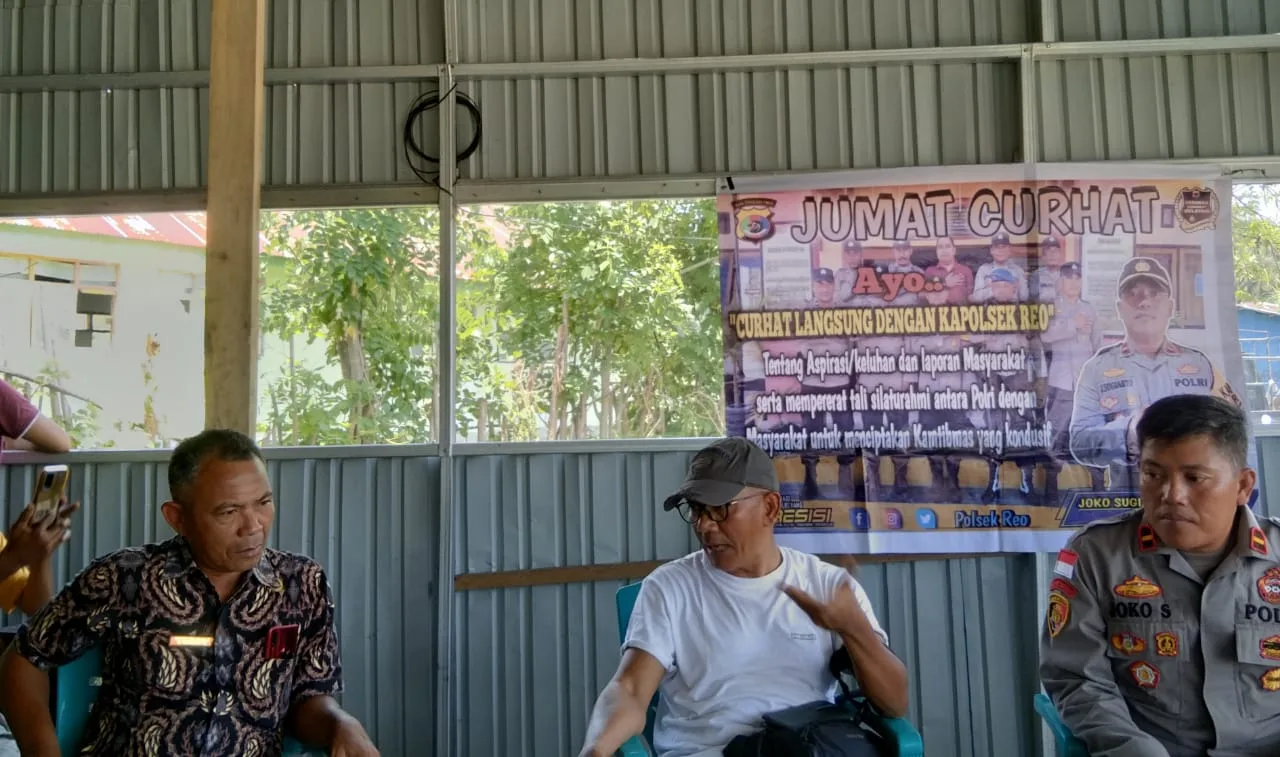 Kapolsek Reo Minta Warga Jaga Kamtibmas dan Jangan Terprovokasi Info Hoaks