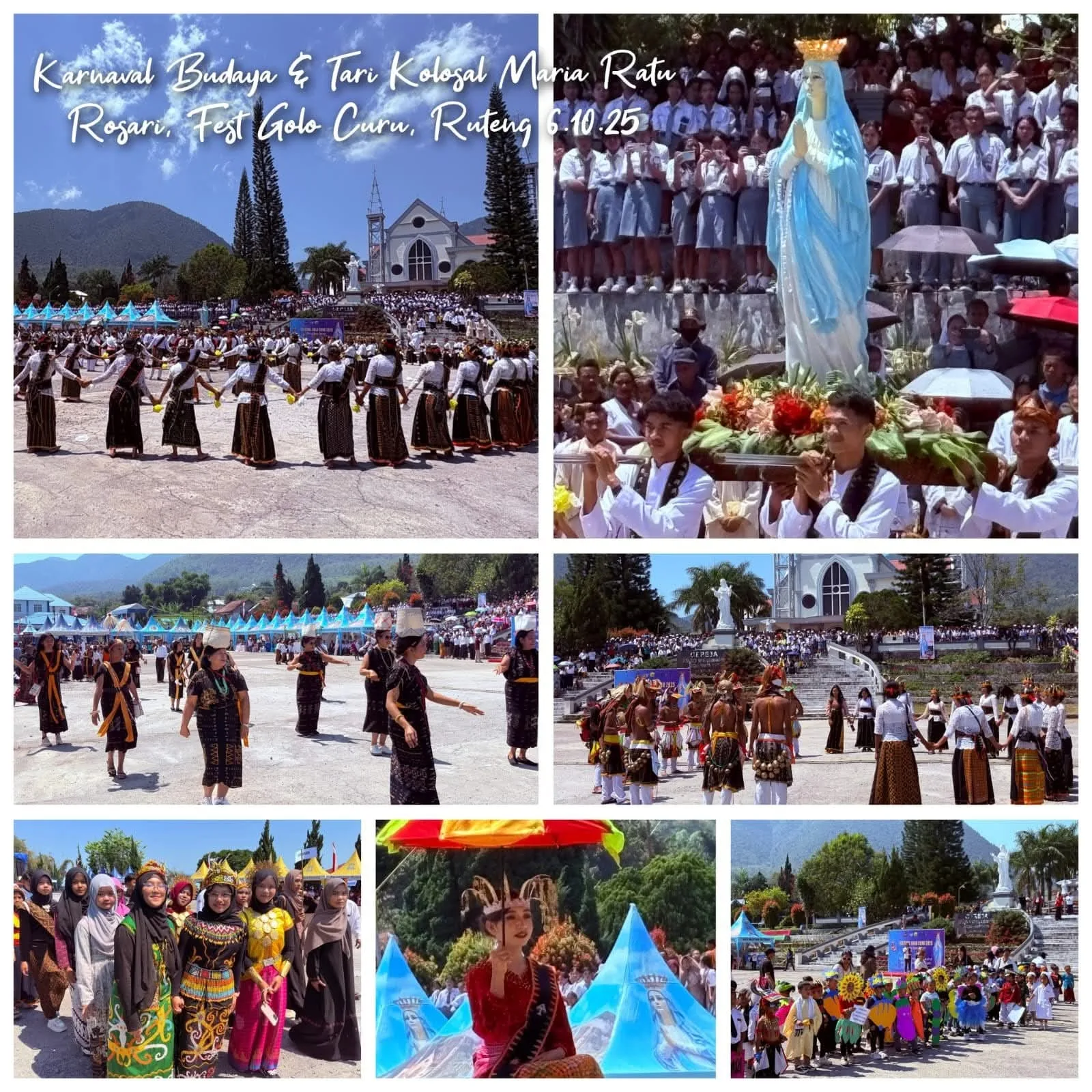 Ketika Tiga Festival Bunda Maria Keuskupan Ruteng dan Labuan Bajo Majukan Ekonomi Warga Lintas Agama di Flores